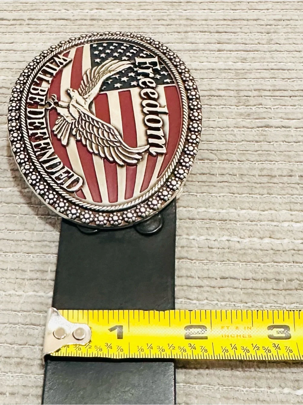 Levi’s Men’s Black Leather Belt Size 36 Genuine Leather Classic Casual Western